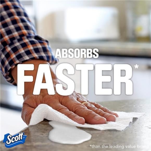 Paper Towels, Choose-A-Sheet - 30 Mega Rolls (2 Packs of 15) = 56 Regular Rolls - Picture 7 of 7